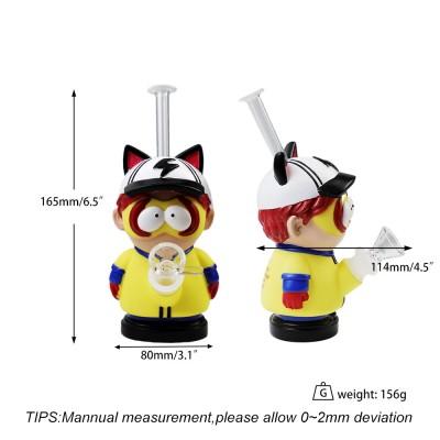 SILICONE WATER PIPE KENNY WPS859 1CT SILICONE WATER PIPE KENNY WPS859 1CT